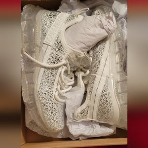 Rhinestone tennis shoe
